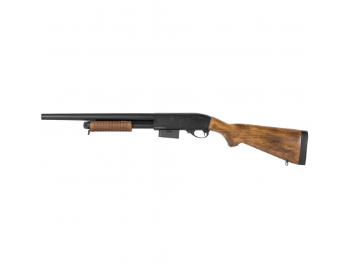 Страйкбольный дробовик (A&K) 9870A (WOOD/Black)