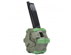 Магазин на пистолет (WE) Hi-Capa 4.3/5.1/P14 Drum Magazine 350 шаров (Olive)