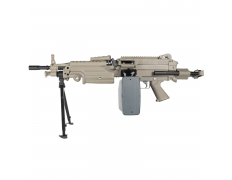Страйкбольный пулемет (A&K) M249 Para (Пластик) TAN