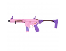 Страйкбольный пистолет-пулемёт (G&G) FAR 9 Rapid Folding PCC AEG Pink
