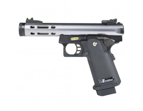 Страйкбольный пистолет (WE) GALAXY HI-CAPA Type R (Silver)