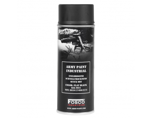 Краска (FOSCO) 400 ml (Flat Black RAL 9021)