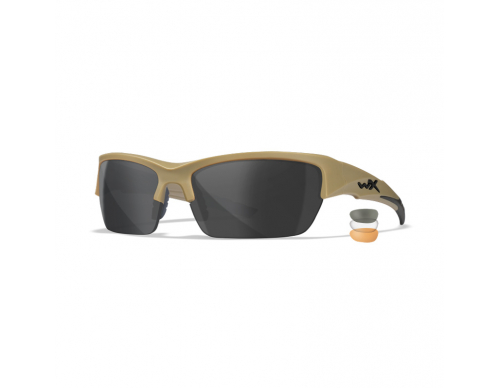 Очки (WILEY X) VALOR 2.5 3 линзы (TAN) CHVAL06T
